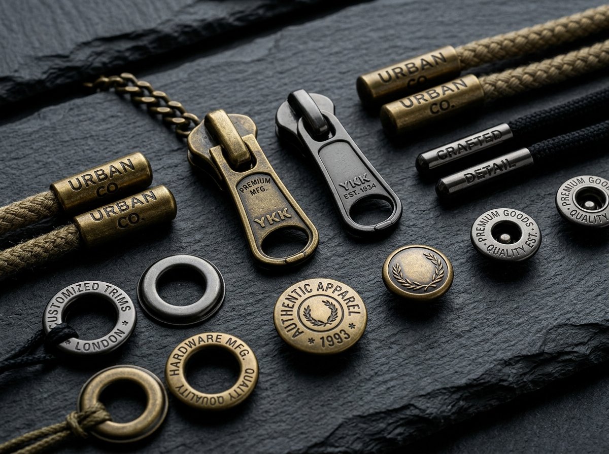 Custom Hardware, Studs and Zippers