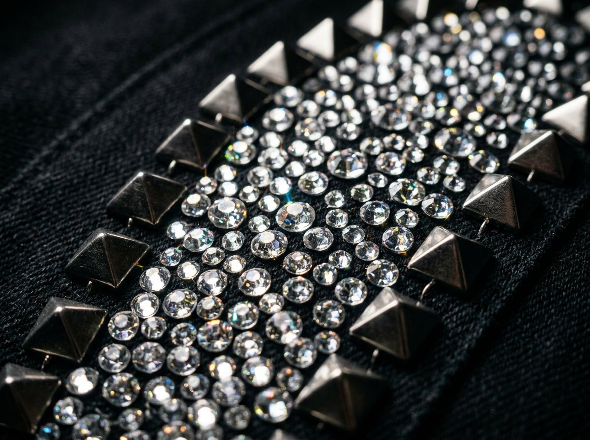 Rhinestones & Studs on Streetwear