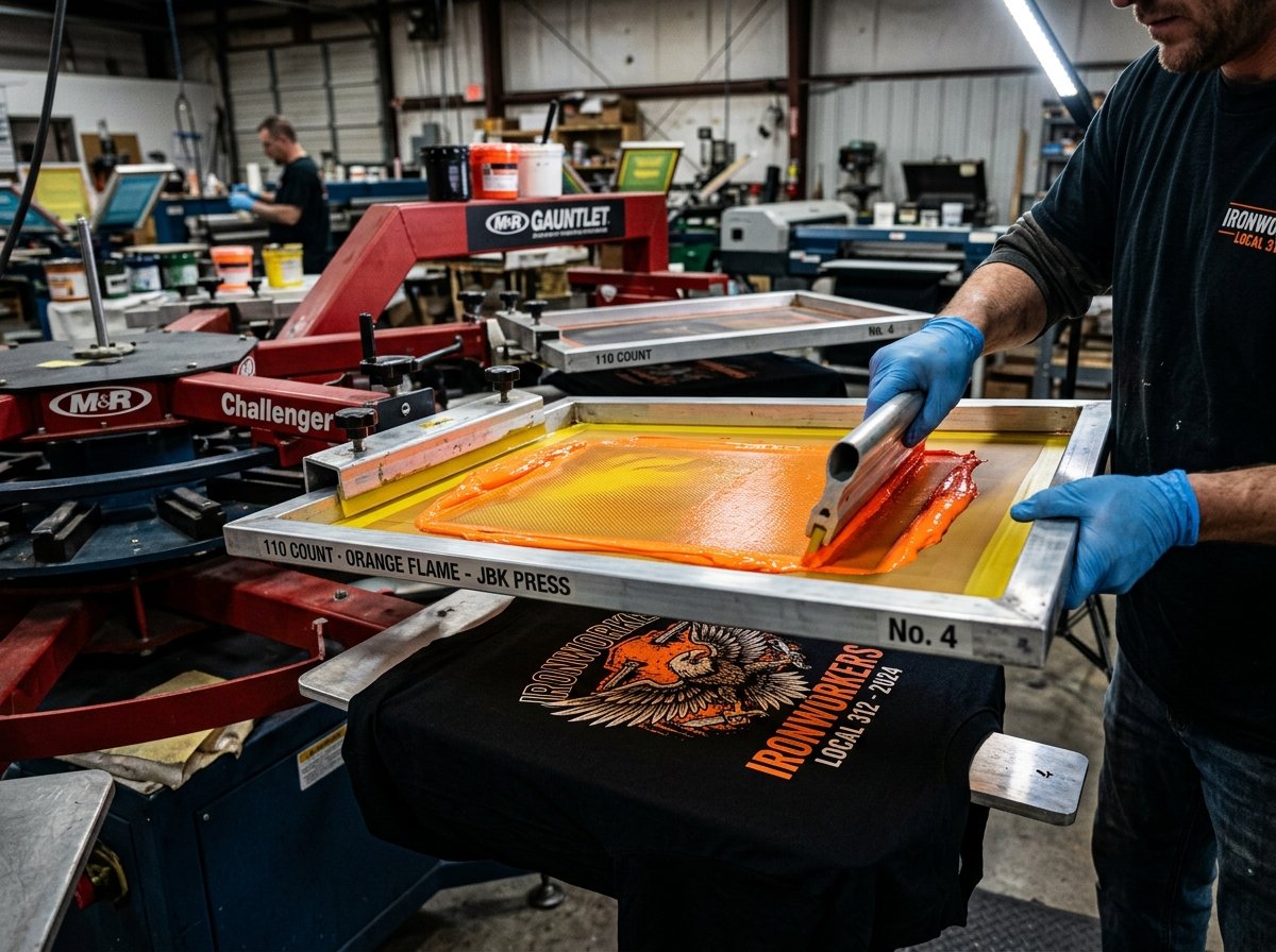 Screen Printing on Apparel